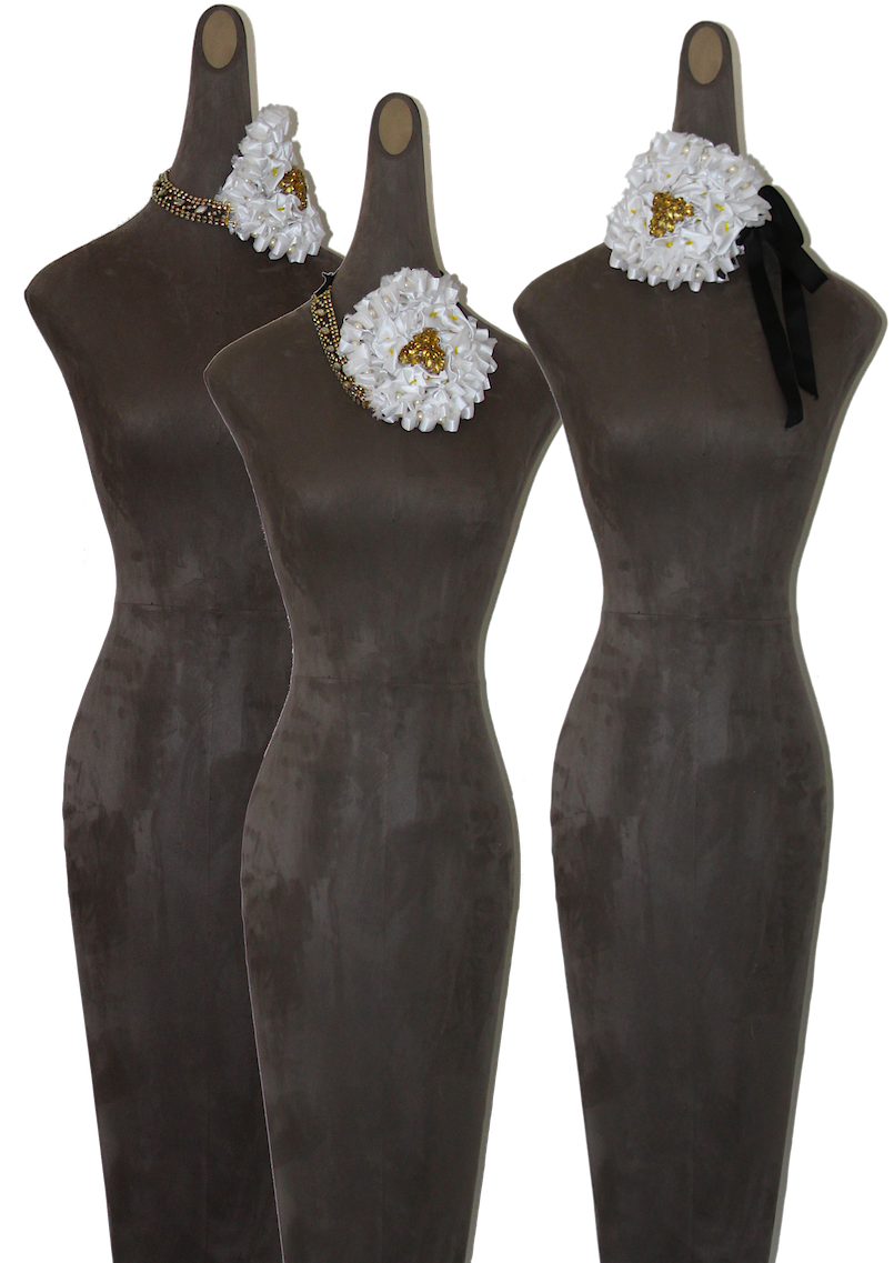 Beside Flower Choker Necklace