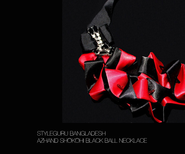 December 2009/Black Ball Necklace featured in StyleGuru (Blog)